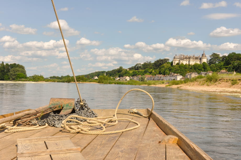 Bateau et château de Chaumont-sur-Loire ©La Marinière en Voyage