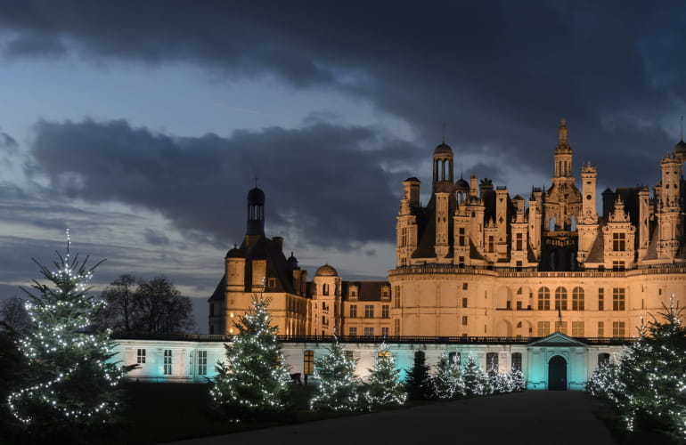 Noël au château de Chambord - Extérieur ©Léonard de Serres